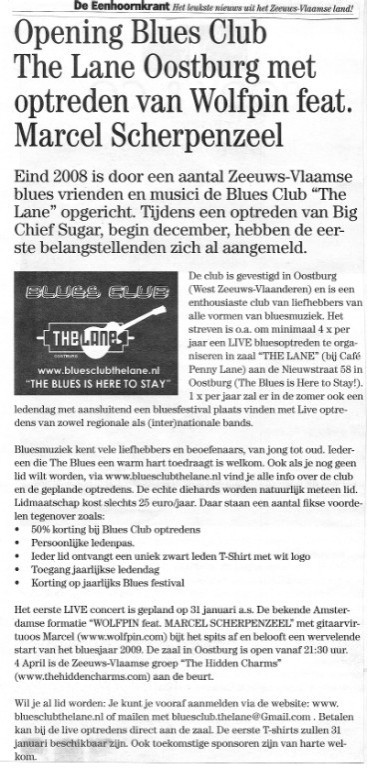 De eenhoornkrant 27 januari 2009 De eenhoornkrant 27 januari 2009